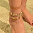 Boho Layered Anklet Gold Chunky Anklets Chain Cuban Link Ankle Bracelets for Women?2PC?...