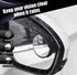 2 PCS Car Blind Spot Mirror, 2-in-1 Rearview Mirror Rain Eyebrow, Side Mirror Protection Shield, Self-adhesive Auxiliary Mirror, Universal for Mos...