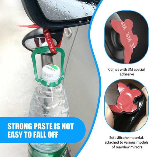 2 PCS Car Blind Spot Mirror, Double-side Rearview Mirror Visible Front Wheel Blind Spot Double Curvature Mirror Double-sided Mirror, Clear Vision ...