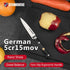 Gioventù Paring Knife 4 inch - Small Kitchen Knife Forged from German Stainless Steel 5Cr15Mov (HRC58), Full Tang, Sharp Paring Knives for Cutting...