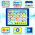 6-in-1 Kids Tablet with ABC/Words/Numbers/Color/Games/Music - Interactive Educational Electronic Toys Makes Learning Fun, Toddler Learning Toys Gi...