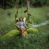 TG,LLC Treasure Gurus Ivy Vine Tree Swing Dark Hair Fairy Girl Mini Figurine Garden Decor Dollhouse Supply...