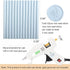 52pcs Pale Blue Sealing Wax Sticks, Andotopee Glue Gun Wax Seal Sticks for Wax Seal Stamp, Premium Sealing Wax for Envelope Letter Seal Wedding In...