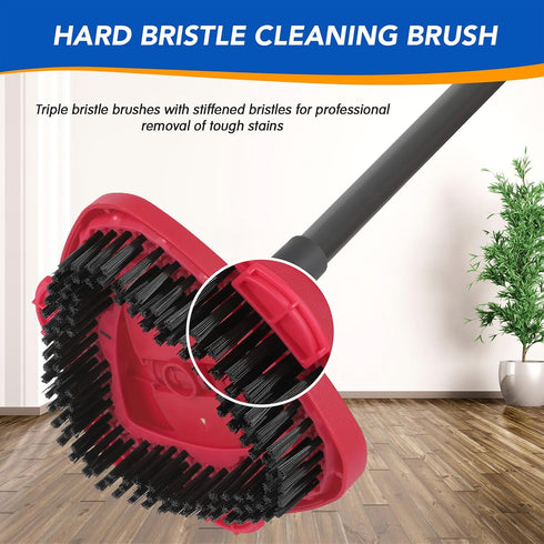 Spin Mop Scrub Brush Head for O Ceda EasyWring 1-Tank System – Hard Bristle Brush scrub attachment for oceda scrubber mop head for Bathroom, Kitch...