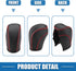 Gear Shift Lever Cover Automotive Interior Gear Shift Knob Trim for Volkswagen Atlas 2018-2022 Black Red Stitches...