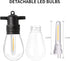 9 Pack S14 LED Replacement Bulb for Outdoor String Lights Dimmable Warm White 2700K...