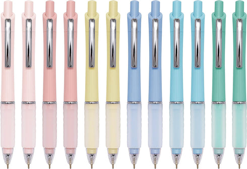 Ball Point Pen Black Ink Ballpoint Pens with Super Soft Grip Medium Point 1.0mm Office Pens (12 pack)...