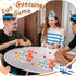 Sumind Headband Game Fun Guessing Game Quick Question Game Set Includes Headbands, Picture Cards, Scoring Coins, Sand Clock (Transportation Style)...
