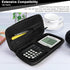 Xberstar Case for Texas Instruments TI-84 TI-83 Plus CE Graphing Calculators and More - Hard EVA Travel Carrying Shockproof Storage Bag (Pure blac...