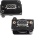 QIANRENON DB15 Panel Mount Straight Through Connector VGA Female to Female Panel Socket Converter 3 Row 15 Hole VGA Panel Coupler, Transmits Analo...