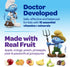 The Smurfs Kids Multivitamin Gummies with 15 Daily Vitamins and Minerals for Growth & Development | Made with Real Fruit in a Smurf Berry | Delici...