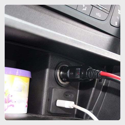 Pack-1 Car Cigarette Lighter Extension Cord, 11.8" PVC Splitter Y Adapter, Power Charger Port, 16AWG Automotive Socket Extension Cable, Universal ...