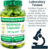 150 Moringa Capsules Made With USDA Certified Organic Moringa Leaf Powder, Net Weight of 500mg per Capsule...