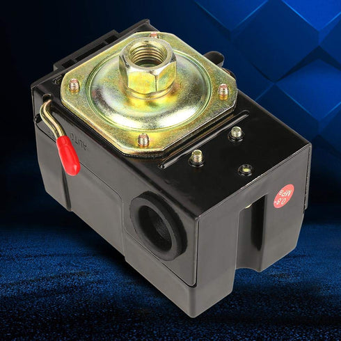 Air Compressor Pressure Switch Control 95-125 PSI 20A 220V, Universal Heavy Duty Air Pressure Control Switch Valve...