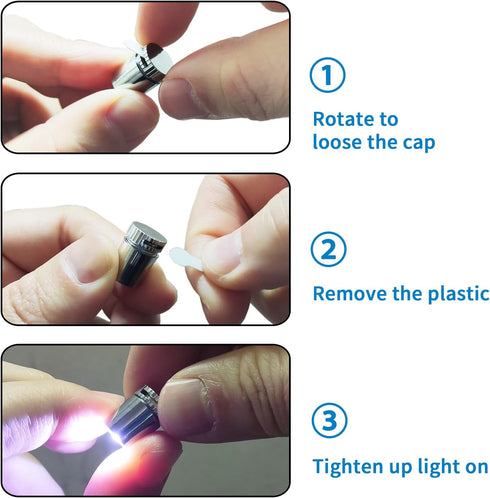 10 pcs Miniature Led Lights,Tiny Lights for Hand Craft/DIY,Miniature Lights Battery Powered, Dollhouse Light,Miniature Lights for Toy Brick Buildi...