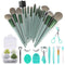 Koccido Makeup Brushes 30 Pcs Makeup Kit,Foundation Brush Eyeshadow Brush Make up Brushes Set (Green, 30 Piece Set Large)...