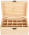 FILFEEL Essential Oil Wooden Box 15 Slot Essential Oil Storage Case Pine Wood Essential Oils Organizer Holder for Home, 18.2 x 11.5 x 9 cm...