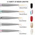 Makartt Double-Ended Nail Art Brushes Set, 5PCS Nail Design Brushes Dotting Pen Multifunctional Nail Design Tools Kit Including Nail Liner Brush a...