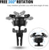 KSWNG Universal Air Vent Car Mount and Dashboard Sticker Holder 360° Rotation Clip Car Mount Phone Holder with Adjustable Switch Lock for Smartpho...