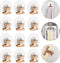 Self Adhesive Metal Clips, 12 Pcs Upgrade Strong Self-Adhesive Clips for Hanging and Organization, Spring Clip for Paper Poster Tapestry Photo Wal...