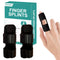 Trigger Finger Splint, 2pcs Finger Support Brace Mallet Finger Brace for Index, Middle, Ring Finger - Tendon Release & Pain Relief-Black...