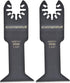 Genesis GAMT517-2 Universal 2-Pack 1 3/4" Course Tooth Oscillating Multi-Tool Quick-Release Flush Cut Blade...