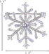 EleQueen Women's Silver-tone Full Zircon Winter Snowflake Art Deco Brooch Pin Clear...
