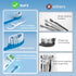 Disposable Mini Travel Toothbrushes, 5-in-1 Pre-Pasted Mini-Brush+Floss+Pick+Tongue Scraper, Prepasted On The Go Toothbrush for Travel, Portable T...