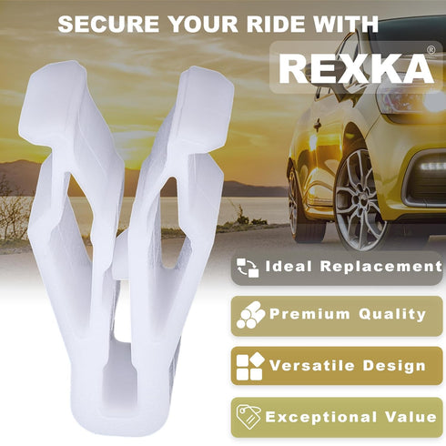 Rexka 50 pcs Trim Panel & Dash Console Clips for Hyundai Kia 84747-2L000 Accent Azera Elantra Sonata Tucson Volster Forte Rio Sorrento Soul...