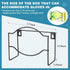 2 Pcs Glove Box Dispenser Glove Box Holder Metal Glove Box Holder Wall Mount Disposable Glove Dispenser Rubber Gloves Facial Tissue Holder for Foo...