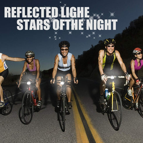 SANNIX Bicycle Reflectors Front and Rear Kit Bike Handlebar Bell Bicycle Accessories...