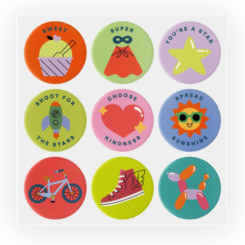 Cliganic Mosquito Repellent Stickers (90 Pack) - Positive Vibes Patches for Kids, Natural DEET-Free, Essential Oil Infused...