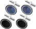 Cufflinks for Men Classic Wedding Business Shirt Cuff Links Silver Gold Black Set Gifts with Box...