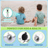 AirTag Case, Waterproof AirTag Bracelet & Necklace for Kids, Soft Silicone Air Tag Holder with Key Ring (Black+ Beige, White)......