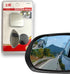 Car Blind Spot Mirror by 3R - Change Lanes w Confidence, Frameless HD Convex Glass, Seamlessly Contours to Rear View Side Mirrors, Peel & Stick (2...