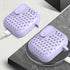 Compatible AirPods 1 AirPods 2 Case Cover with Cleaning Pen Kit, Anti-Fall Lock Design, Hollow TPU Drop Protection, Front LED Visible Cover with R...