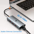 Tiergrade USB C Hub, USB C Adapter to 3 USB 3.1 and 1Gbps Ethernet, USB 3.1 Hub with 10Gbps SuperSpeed for MacBook Pro/Air, iMac, iPad Pro, Dell, ...