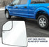 Left Driver Side Mirror Glass Heated Blind Spot Mirror Side Rear View Heated Convex Mirror Replacement for Ford F150 2015-2020...