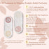 New and Improved! 4-in-1 Portable Heart Solid Perfume for Women,Pheromones Infused Solid Cologne Balm - Includes 4 Scents- TSA Approved...