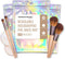100 Pack Holographic Resealable Bags, Clear Front Mylar Ziplock Pouches for Multipurpose Storage (4"x6")...