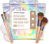 100 Pack Holographic Resealable Bags, Clear Front Mylar Ziplock Pouches for Multipurpose Storage (4"x6")...