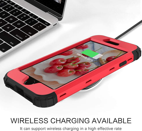 BENTOBEN for iPhone SE 2022 Case, Phone Case iPhone SE 2020, Heavy Duty 3 in 1 Full Body Rugged Shockproof Hybrid Hard PC Soft Rubber Bumper Drop ...