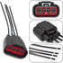 WPT688 Blower Motor Connector 3U2Z14S411ZEA, Fan Blower Motor Wire Harness Pigtail Assembly S1763, Compatible with Ford Explorer Escape Expedition...