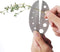 Herb Stripper Tool, Stainless Steel Herb Leaf Zipper for Kale, Chard, Collard Greens, Rosemary and Thyme...