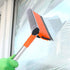 Window Squeegee for Home, Window Cleaner Tool with Extension Pole 20''-30'', Window Washer for Shower, Car Windshield, Mirror, Glass Cleaning...