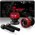 MZS 6MM Swingarm Spools Sliders Stand CNC Universal M6 Red Compatible with YZF R7 R1 R3 R6 R6S YZF600R FZ1 FZ6 FZ6R FZ8 FJ09 FZ09 FZ10 MT09 MT10 X...
