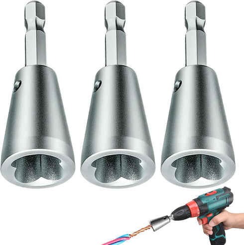 3PCS Wire Twister Tool for Drill, Wire Twisting Tool Wire Twister Wire Connector, 2024 New Wire Twister Tool for Drill Wire Nut Twister Wire Strip...