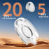 Ear Clip Headphones, Open Ear Headphones Bluetooth 5.3 with Mic/Display, Wireless Ear Clips Earbuds, 24 Hours Playtime Waterproof Ear Buds with Ch...