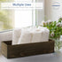 Royal Imports Wooden Flower Pot Planter, Decorative Wood Vase with plastic liner, Toilet Tank Tissue Paper Storage Basket for Bathroom Countertop ...