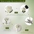 Tifuly White Roses Artificial Flowers -12 pcs Realistic Single Long Stem Fake Silk Roses Bouquet for Party Home Wedding Centerpiece Office DIY Dec...